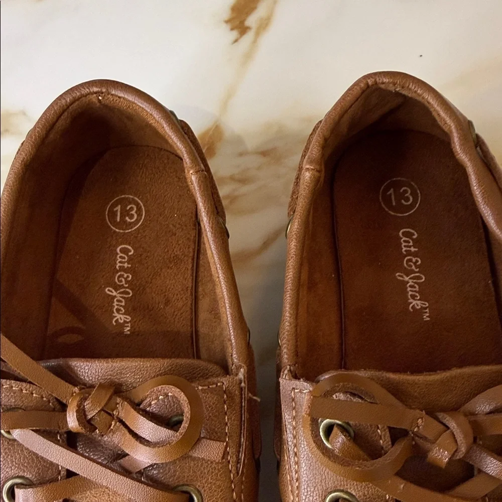 Cat & Jack Brown Boat Shoes
